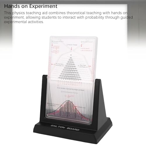 Walfront Galton Board Probability Demonstrator with 2800 Steel Beads – Normal Distribution Teaching Aid