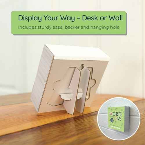 2026 Word of the Day Daily Calendar | Day To Day Tear Off Desktop Calendar with 365 New & Interesting Words & Definitions for Everyday of the Year, Fun Box Calendar Present For Men or Women, Christmas Stocking Stuffer Gift for Home or Office