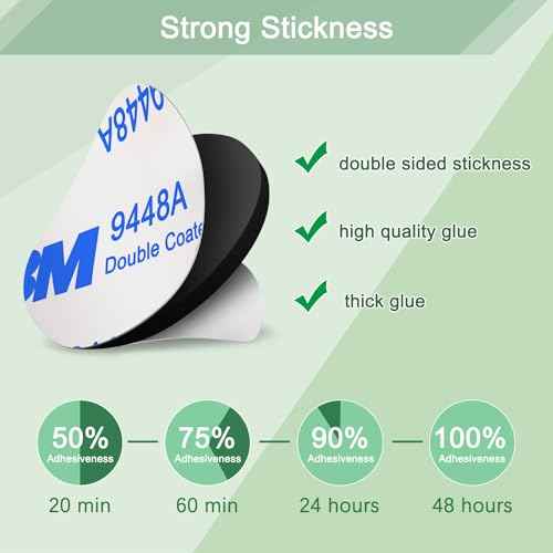 Double Sided Tape 80 Pcs Black Waterproof Double Sided Tape for Home D?cor & DIY Art Crafts Supplies Strong Pad Mounting Adhesive