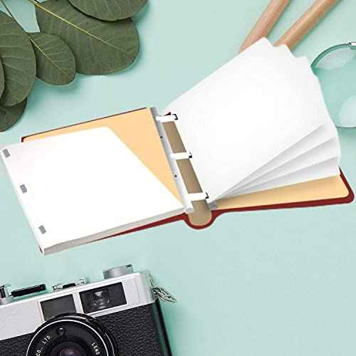 Performore 11 X 8.5 Inch Letter Size Minute Book Paper, 3 Hole Punched White Loose Leaf Minute Book Ledger Sheets, 200 Ledger Sheets for Record Keeping