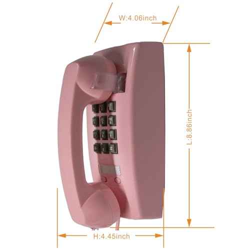 Wall Phone, Wall Phones for landline Wall Mount, Used for Hotel School and Home.