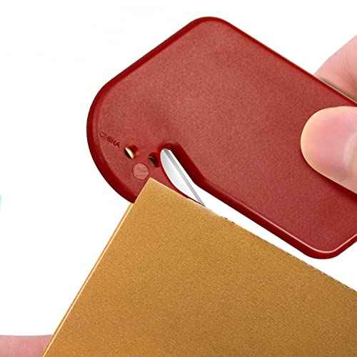Letter Opener Envelope Slitter 4 Pack Letter Openers Plastic with Blade Envelope Opener Mail Opener for Envelope,Package,Paper Cut,Safe Letter Opener