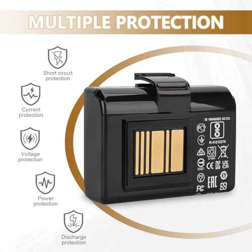 3400mAh ZQ520 ZQ620 Battery Replacement: for Zebra Mobile Printer QLN320 QLN220 QLN220HC QLN320HC ZQ500 ZQ510 ZQ520 ZQ521 ZR628 ZR638 ZQ610 ZR658 ZR668 ZQ620 Battery Lithium Ion