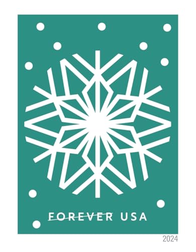 USPS Winter Whimsy 2024 20-Count First-Class Forever Postage Stamps