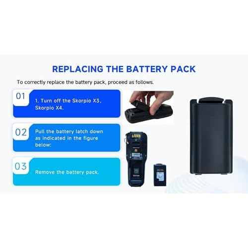 5200mAh Replacement Battery for Datalogic Skorpio X3 Skorpio X4,fits Part no BT-0016 94ACC0046 94ACC0048 BT-0015 Barcode Scanner Battery