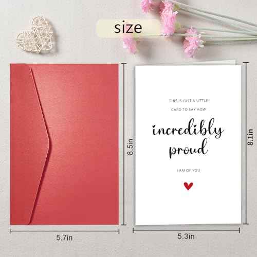 Incredibly Proud of You Card, Congratulations Card, Graduation Card, Well Done Card, Encouragement Card, Promotion Card, Passed Exam Card