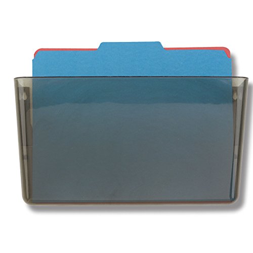 Officemate Letter-Size Wall File Organizer, Wall-Mountable Plastic Document Holder for Office & Home