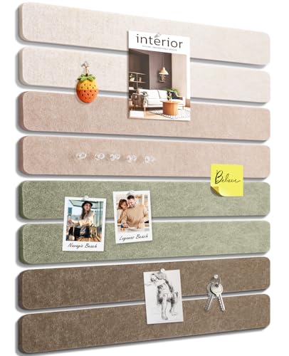 Linen Dusk Small Cork Bulletin Board Tiles for Wall Decor & Office Organization