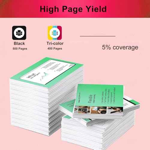 245XL 246XL Ink Cartridges Replacement for Canon PG245XL CL246XL for Pixma TR4520 TR4527 MX492 MX490 MG2520 MG2522 MG2525 MG2920 MG2922 MG3022 MG3029 TS3320 Printer (1 Black, 1 Tricolor)