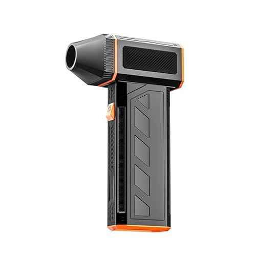 Cordless Electric Air Duster - 110,000 RPM Super Powerful & Rechargeable Air Blower for PC, Keyboard, Electronics, Car & Home Cleaning - Compressed Air Can Alternative with Single Nozzle