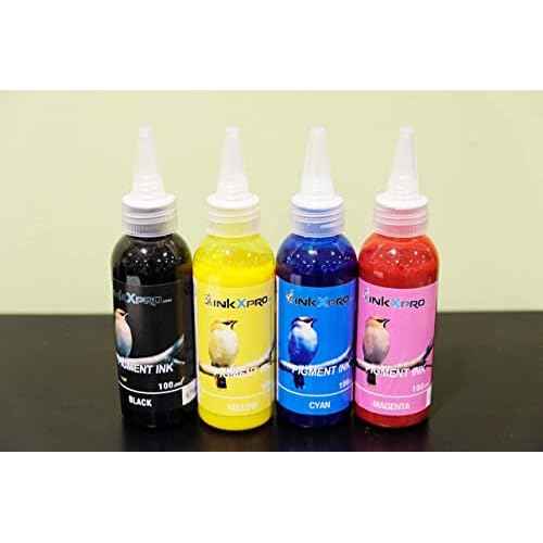 INKXPRO Brand 4X100ml Hi Quality Pigment Ink Refills for Epson Workforce 7840 7820 7310 7010 7510 7520 3540 3520 3620 3640 7610 7620 7710 7720 7210 7110 Printer