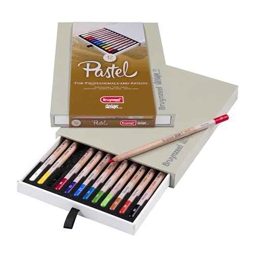 «¿?«ì«󫹫¸«ã«ѫó(Talens Japan) Bruynzeel 12 Colors Set of 12 Pastel Pencils