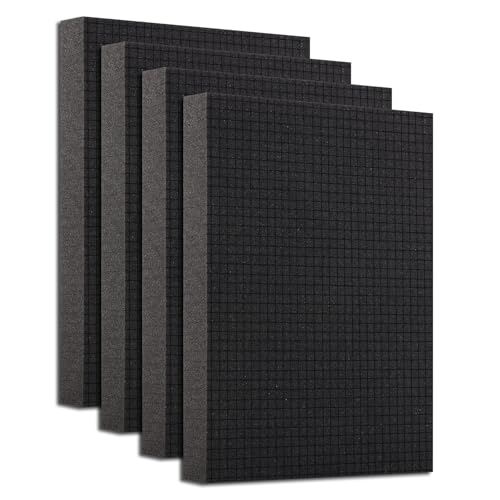 QDYMXUN Pre-Cubed Pick & Pluck Foam Sheets - 4-Pack (16"x12"x2")