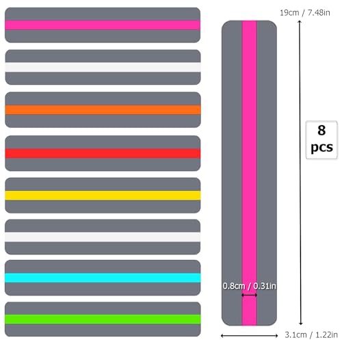 Reading Guide Strips Set - Dyslexia & Learning Aid Bookmarks & Rulers