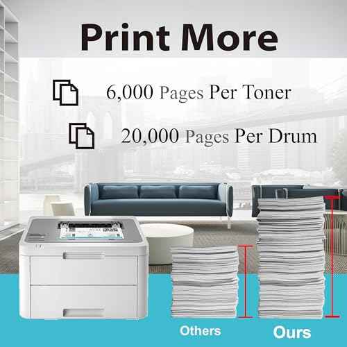 TG Imaging Compatible DR400 Drum Unit and TN460 Toner Cartridge set Replacement for Brother TN-460 DR-400 for DCP-1200 HL-1440 MFC-8300 MFC-9870 MFC-P2500 IntelliFax-4100E Printer (Toner+Drum, 2-Pack)