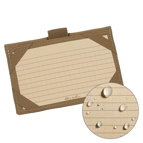 Rite in the Rain Weatherproof Index Card Wallet: Tan CORDURA¢ç Fabric Cover, 25 Tan 3" x 5" Index Cards (No. C991T)
