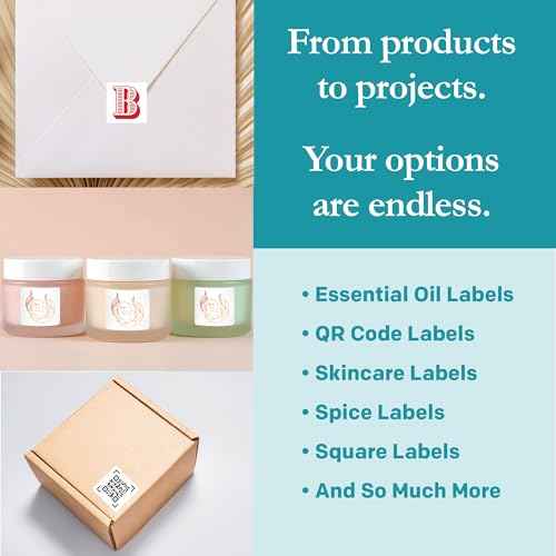Premium Label Supply White Sticker Square Labels ? 1" x 1" ? Laser/Inkjet Compatible ? (63 per Sheet), 25 Sheets ? 1575 Total Adhesive Labels