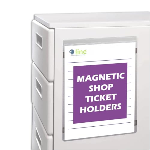 C-Line 83911 Magnetic Shop Ticket Holder, Super Heavy, 15", 8 1/2 x 11 (Box of 15)
