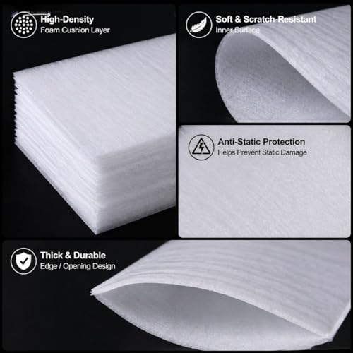 10Pcs 30x40inch Foam Pouches,Multi-size Extra Large Pouches.