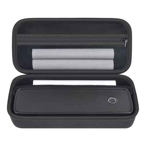 Portable Printer Case for Aixiqee A80/ for TATTMU/for PEDOOLO/for Phomemo M08F Bluetooth Wireless Printer, Thermal Paper, Charger and Cables Carrying Travel Storage Organizer(Box Only)
