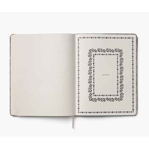 RIFLE PAPER CO. 2026 Gracie 12-Month Academic Planner, Aug. 2025 - July 2026, Thread-Stitch Binding, 9.62" L x 7.18" W, Metallic Gold Foil Accents, Monthly Pages & Note Section