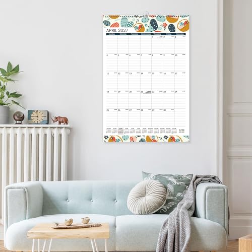 SUNEE 2026-2027 Large Wall Calendar - 21 Months Jul 2026-Mar 2028, 15.5 x 22.75-Inch Seasonal Planning