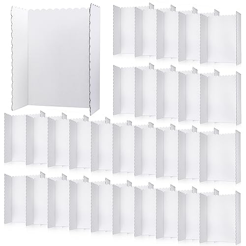 Outus 36 Pcs 24x36 Inch Trifold Poster Boards for Science Fair Displays