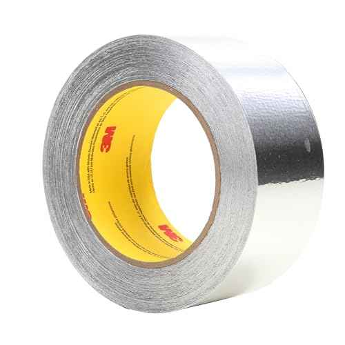 3M 85641 Aluminum Foil Tape, 2 in x 60 yd 4.6 mil, 425, Aluminum Foil, Silver