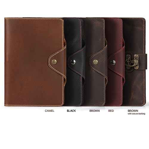 Londo Genuine Leather Portfolio ? Padfolio with Notepad & Snap Closure for Business, Office & Travel