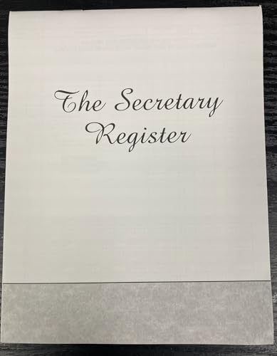 5Forms 56202N Secretary Deskbook Check Registers, 6 3/8 x 8 1/4, Pack of 5