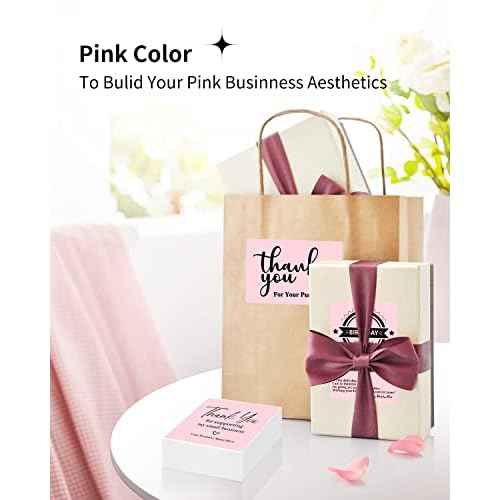 JADENS 4X6 Thermal Direct Shipping Label Compatible with JADENS MUNBYN, IDPRT, Rollo, Postage Label Paper for Small Businesses, 250 Labels/Pack, Pink
