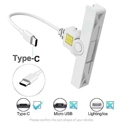 CAC Reader Type C, USB C SmartFold CAC Reader, USB C DOD Military Common Access Smart Card Reader and ID Card Reader,Compatible with Mac Os, Windows,Linux(Mini Foldable and Portable Type C)
