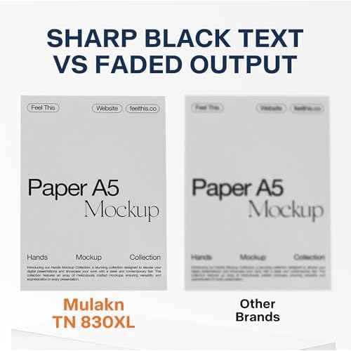 TN830 TN830XL for Brother TN830 TN-830XL High?Yield Black Toner Cartridge ? 2?Pack Used to Brother HL-L2460DW DCP-L2640DW HL-L2480DW MFC-L2820DW HL-L2400D HL-L2405W Printer