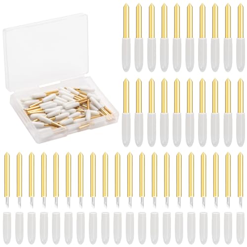 Luxiv 40 Pcs Fine Point Blades for Cricut Maker & Explore Air - Replacement Cutting Blades