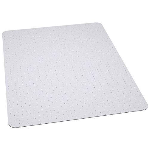Flash Furniture Jackson 36'' x 48'' Carpet Chair Mat with Studded Gripper Back and Scuff Resistant Textured Top