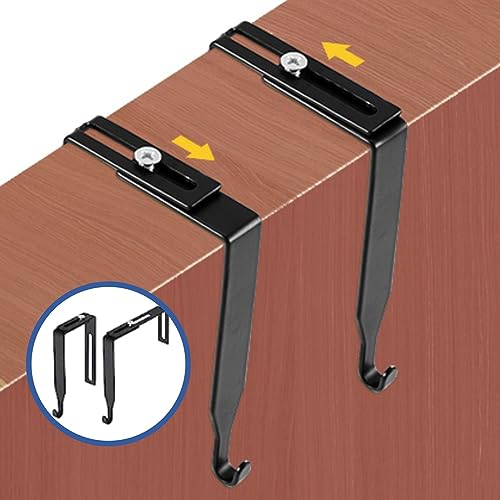 8pcs Metal Cubicle Hooks Set for Office & Home Partition Hangers