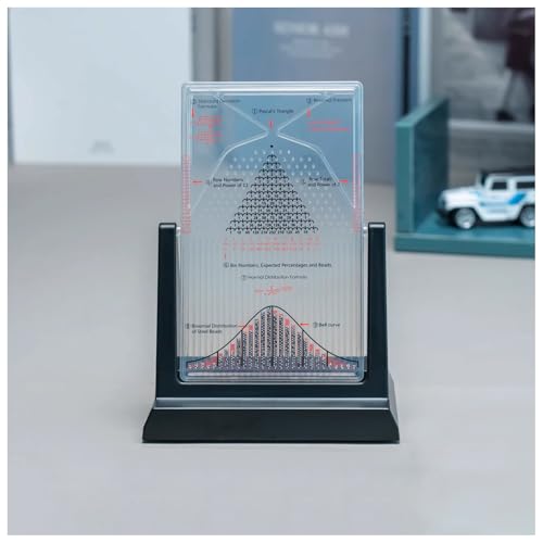 Galton Board Desk Toy 17x12cm - Probability Demonstration Model for Classroom Teaching