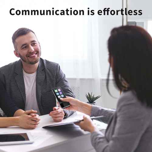 Language Translator Device, Instant Translation No WiFi Needed, Two Way Real-Time Voice Translation, Accurate Offline Recording, Photo Translation for Travel, Business, and Study (F6)