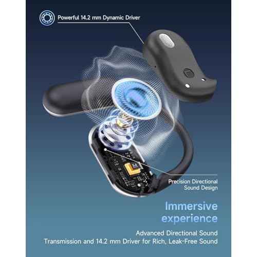 AI Translation Earbuds Real Time,144 Language Translator Earbuds,Bluetooth 5.4 Audifonos Traductores Ingl?s Espa?ol,OWS 4-in-1 Translation Headphones,Translator Headphones Suitable for Travel Learning