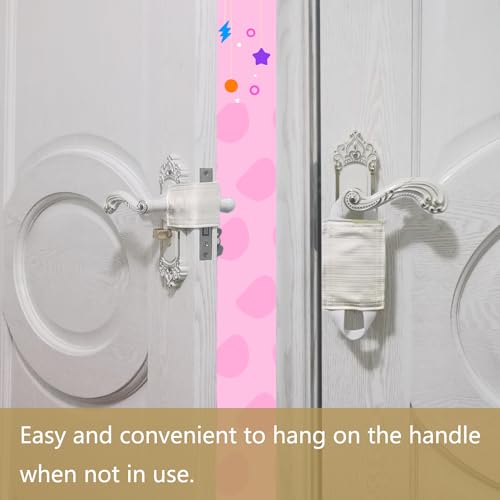Baby Door Silencer & Latch Cover 3 Pack - 4.1 x 3.1 inches Beige (SLIFEOW)