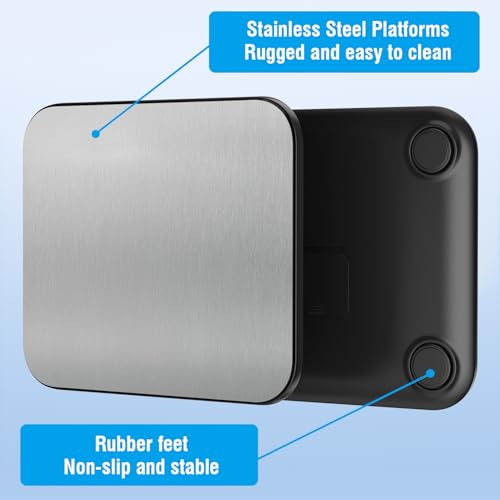 Heavy Duty Digital Postal Shipping Scale 440 lbs/10g Accuracy with Tare & Counting