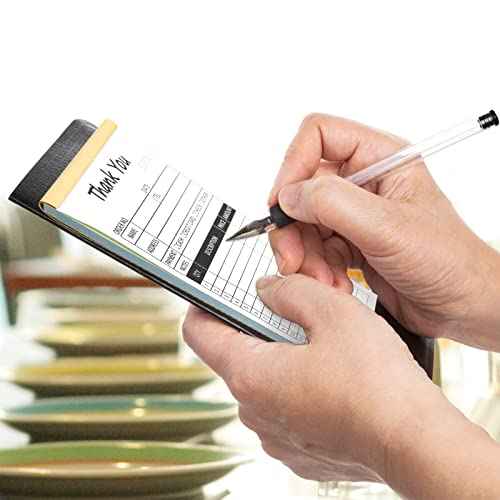 Receipt Book with Cardboard 2-Part Carbonless, Order Forms for Small Business