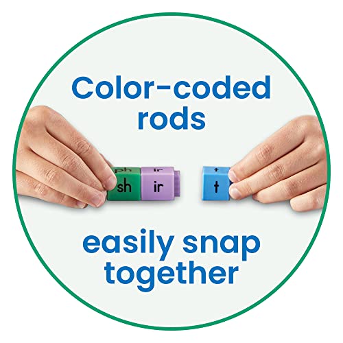 Hand2mind Reading Rods Phonics Word Building Kit for Early Literacy