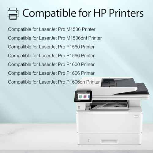 greencycle 5 Pack 78A CE278A Black Laser Toner Cartridge Compatible for Laserjet Pro P1606dn P1566 P1560 M1536dnf P1600 Printer
