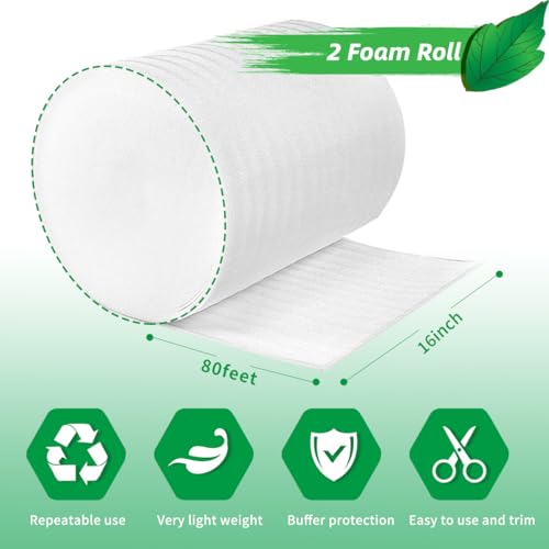 Moving Supplies, Foam Wrap Roll 16" Wide x 160' Length