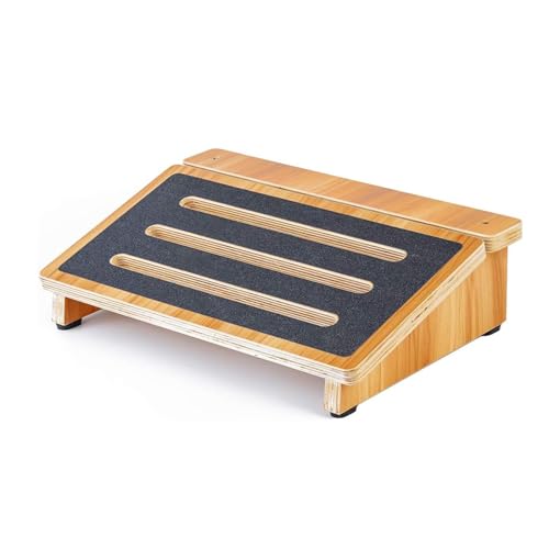 StrongTek Under-Desk Footrest, 4.5 in High, Non-Slip, 300 lb Capacity