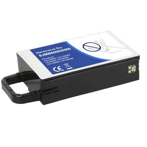 SJMB 6000 6500 Maintenance Box C33S021501 Cartridge Waste Box Compatible with ColorWorks CW-C6000A CW-C6000P CW-6030A CW-6030P CW-C6500A CW-C6500P Inkjet Lable Printer