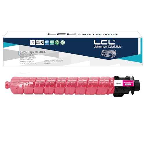 LCL Compatible Toner Cartridge Replacement for Ricoh 841851 for Ricoh MP C4503 MP C4504 MP C4504ex MP C5503 MP C5504 MP C6003 MP C6004 MP C6004ex Printer (1-Pack Magenta)