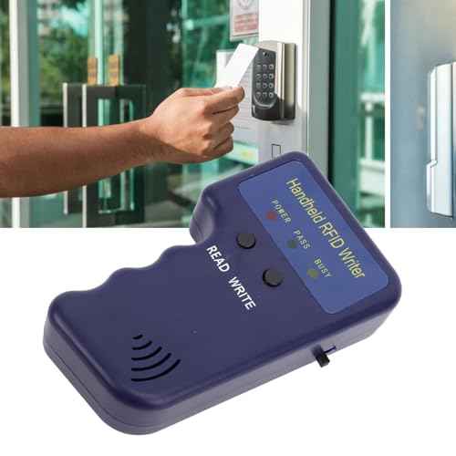ciciglow FOB Copier, 125 KHz Portable Copier Writer, Portable Identification Card Duplicator + 6 IC + 6 Cards Recordable