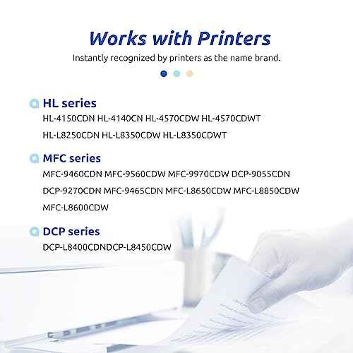 INK E-SALE Compatible Toner Cartridge Replacement for Brother TN336 TN315 TN310 TN331(Black, 1-Pack), for use with Brother HL-L8350CDW HL-4150CDN MFC-L8850CDW MFC-9970CDW MFC-L8600CDW Printer